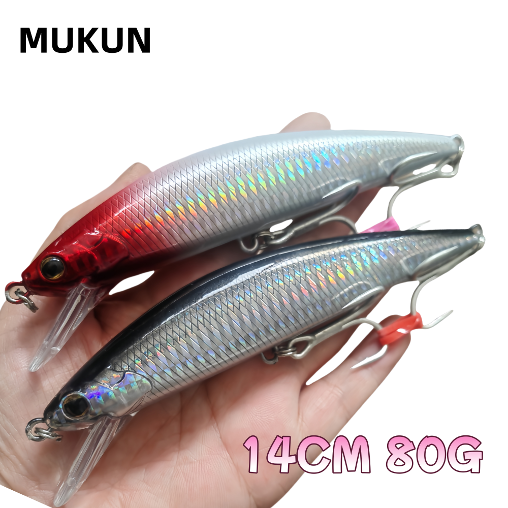 Heavy Equipment Xcmg - 140mm 80g Big Heavy Sinking Minnow