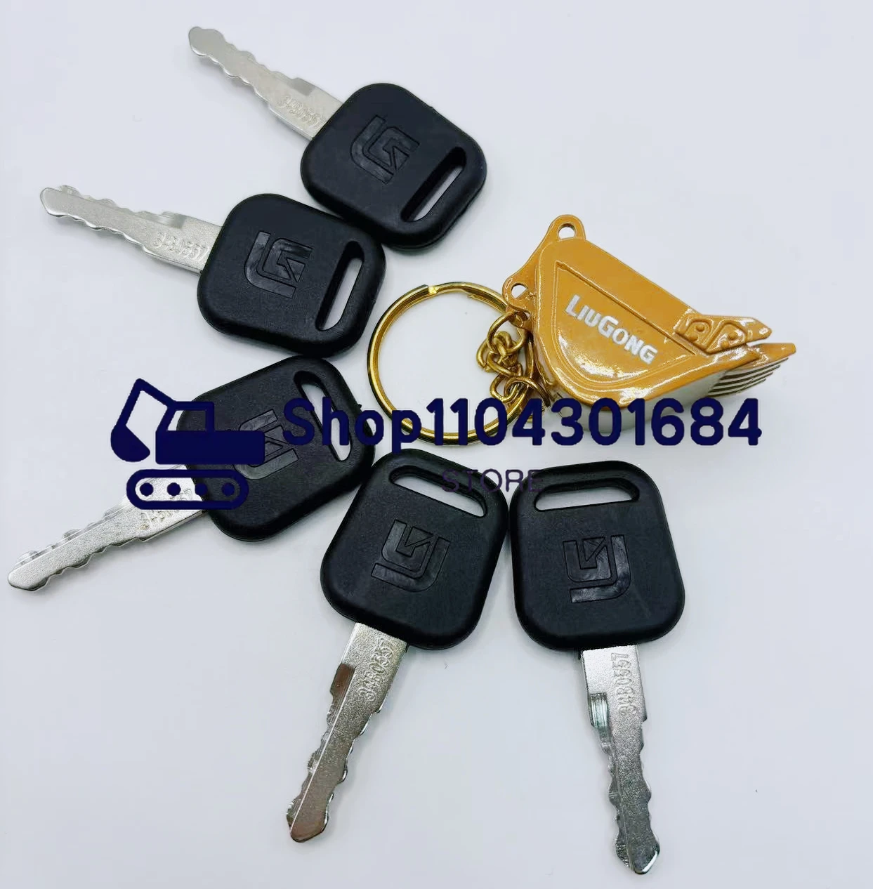 Heavy Equipment Keys - 2/5PCS 34B0557 Keys for LIUGONG Ignition