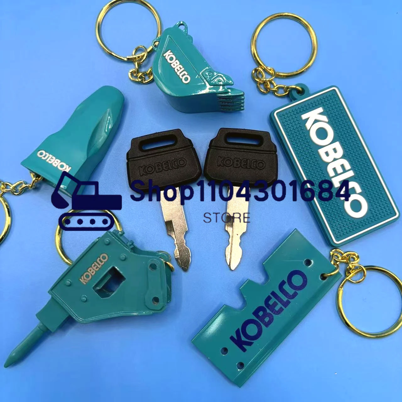 Heavy Equipment Keys - 2pcs K250 Key for Kobelco Excavator