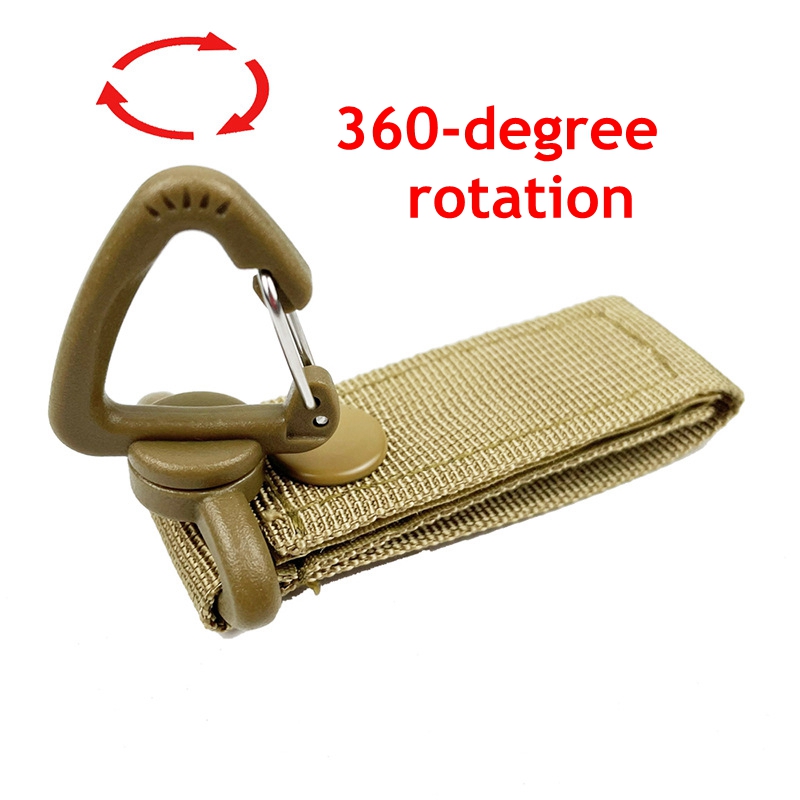 Heavy Equipment Keys - Tactical Key Ring Chain D-Ring Snap