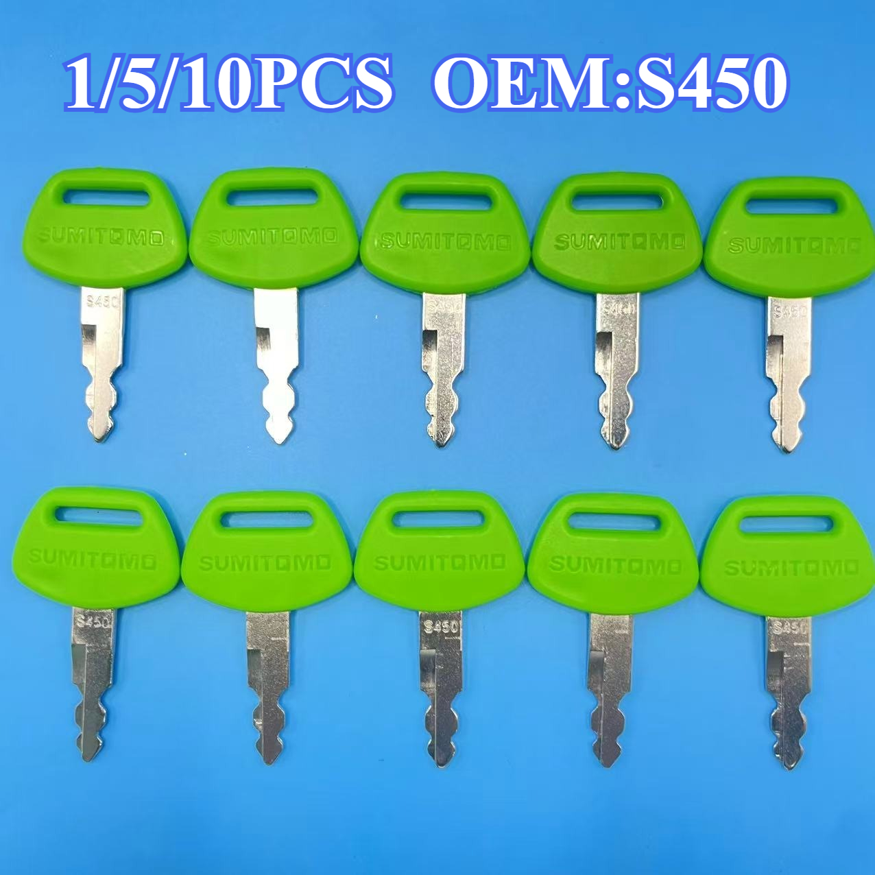 1/5/10PCS Green S450 Excavator - огляд і ціна Heavy Equipment Logos