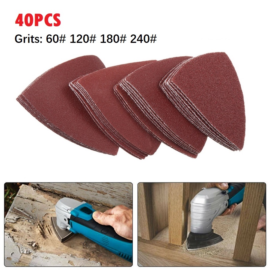 40pc Triangle Sandpaper 60/120 - огляд і ціна Tools Heavy Equipment
