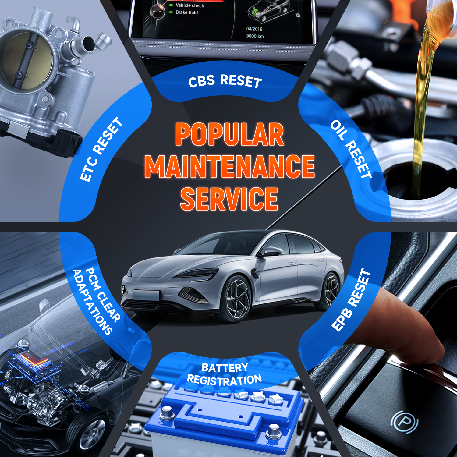 ANCEL BM500 Full System OBD2 S - огляд і ціна Heavy Equipment Diagnostic Tool