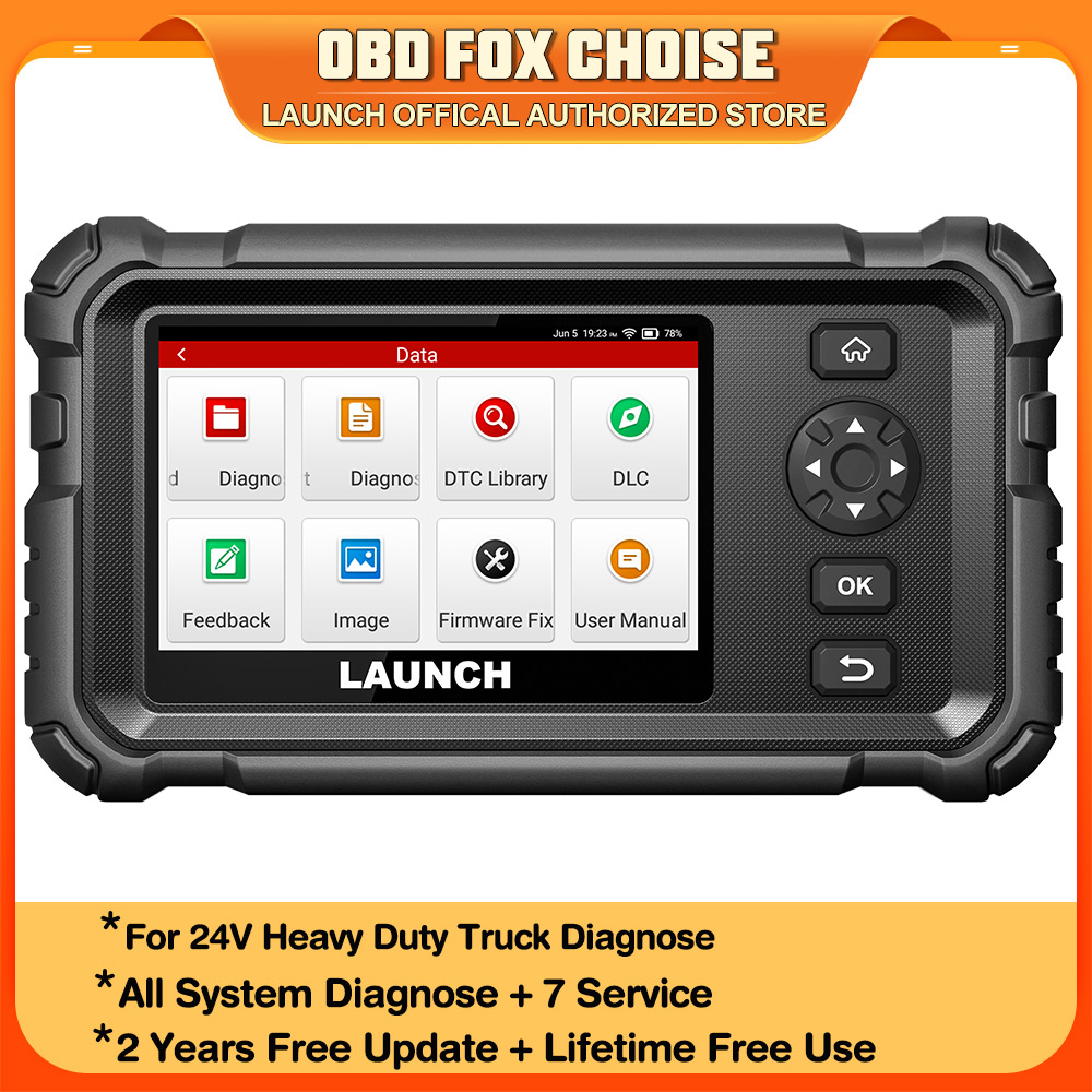 LAUNCH CRP129 HD Elite 24V Hea - огляд і ціна Heavy Equipment Diagnostic Tool