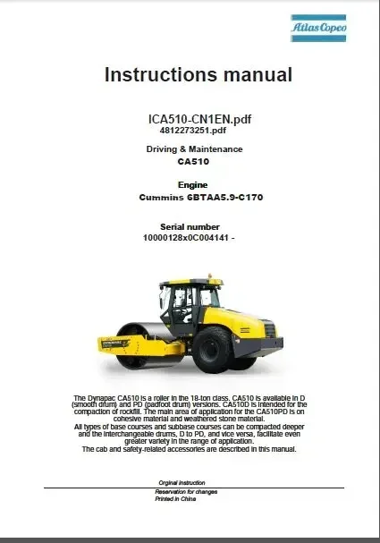 TruckEPC3 Dynapac Heavy Equipm - огляд і ціна Heavy Equipment Pdf