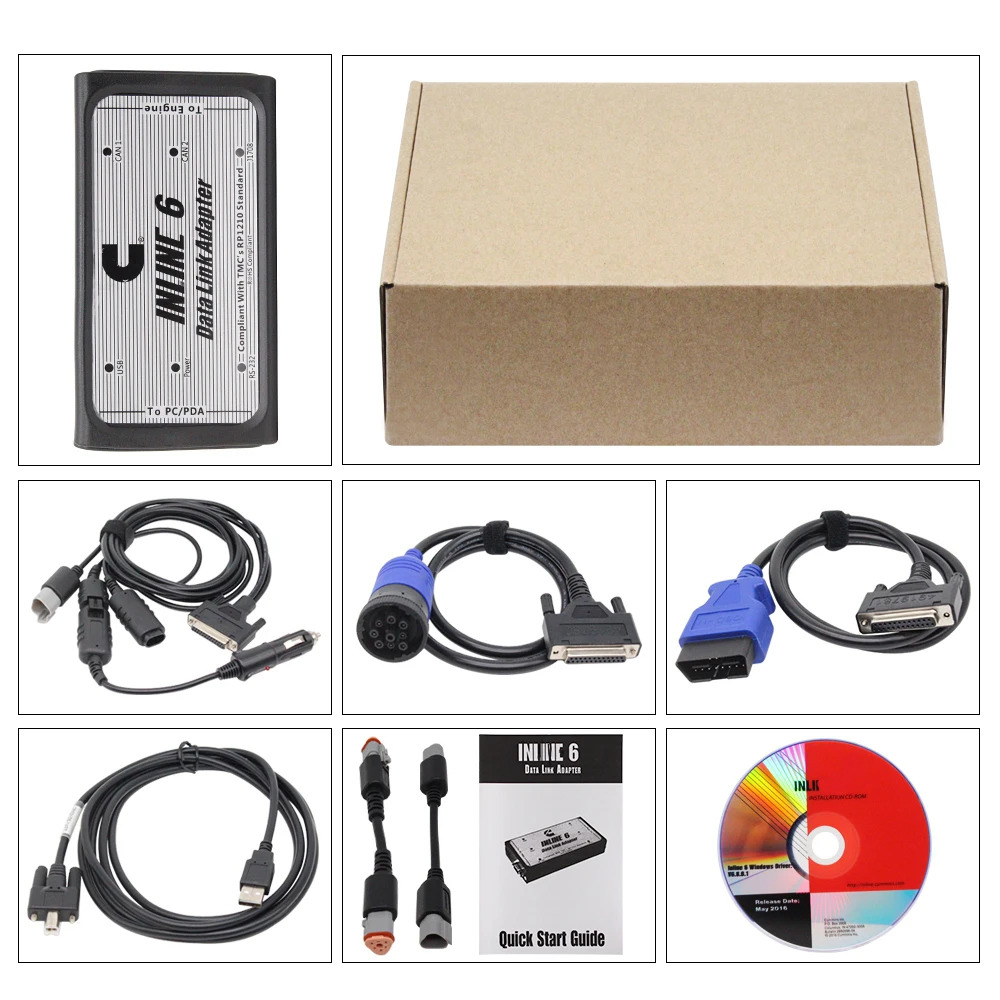 Cummins INLINE 6 data link For - огляд і ціна Heavy Equipment Diagnostic Tool
