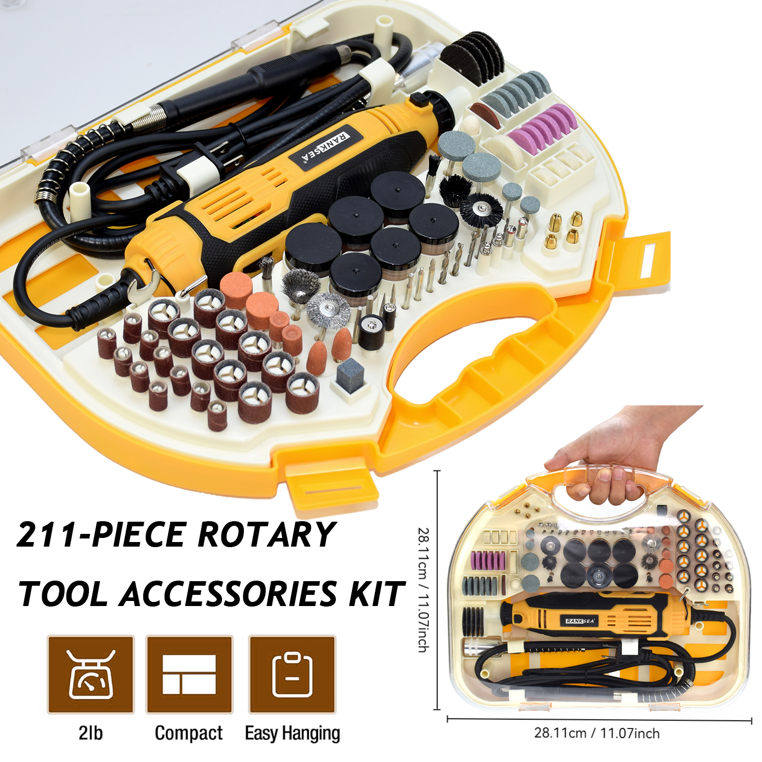 Rotary Tool Kit, Equipped With - огляд і ціна Tools Heavy Equipment