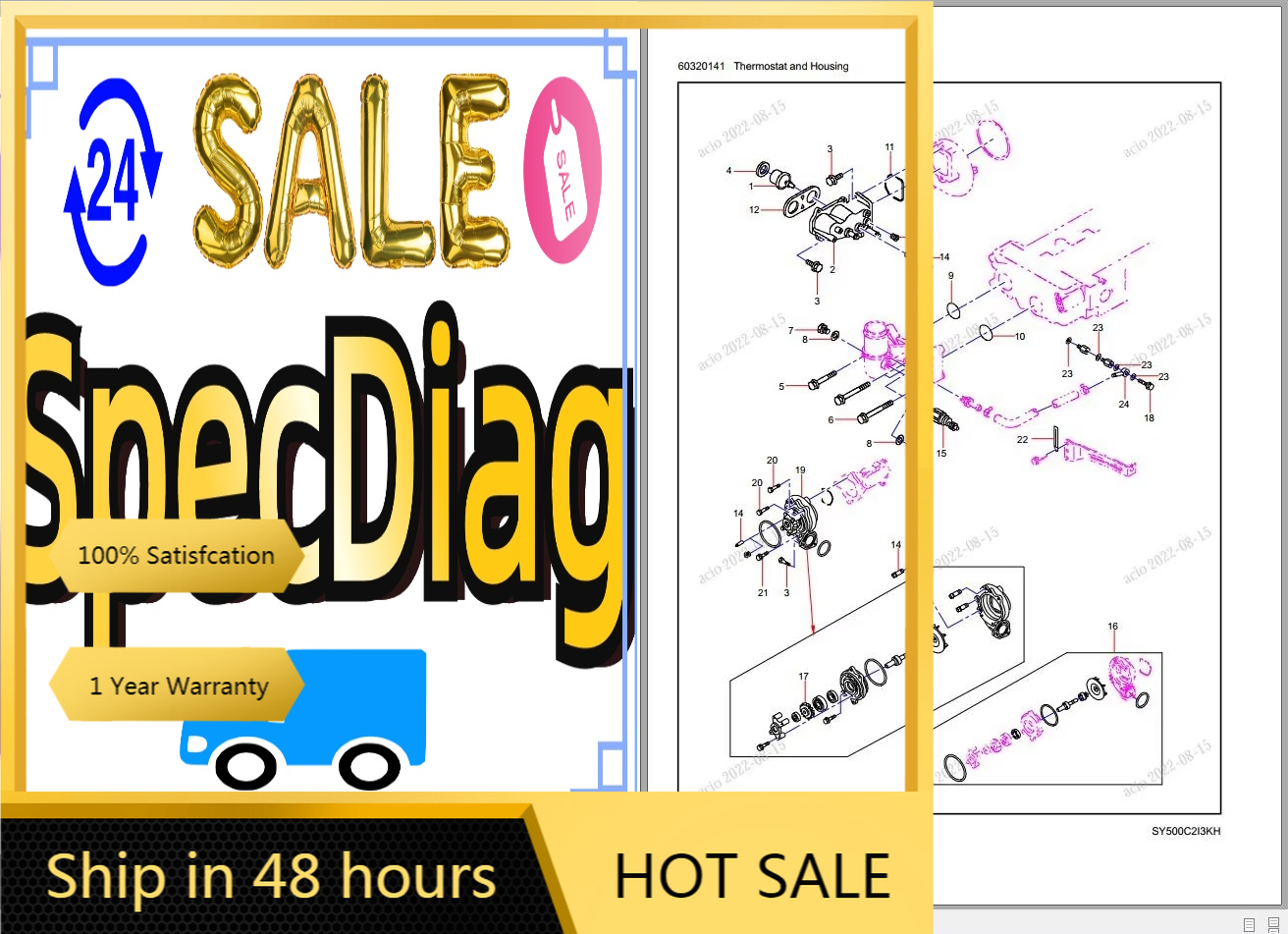 SpecDiag Sany Heavy Equipment  - огляд і ціна Heavy Equipment Pdf
