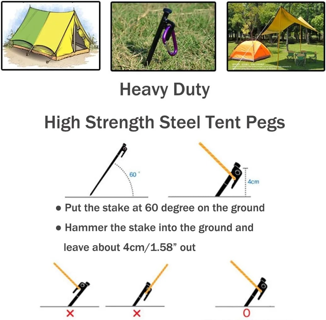 15/20/30cm Duty Heavy Tent Peg - огляд і ціна Heavy Equipment Spare Parts