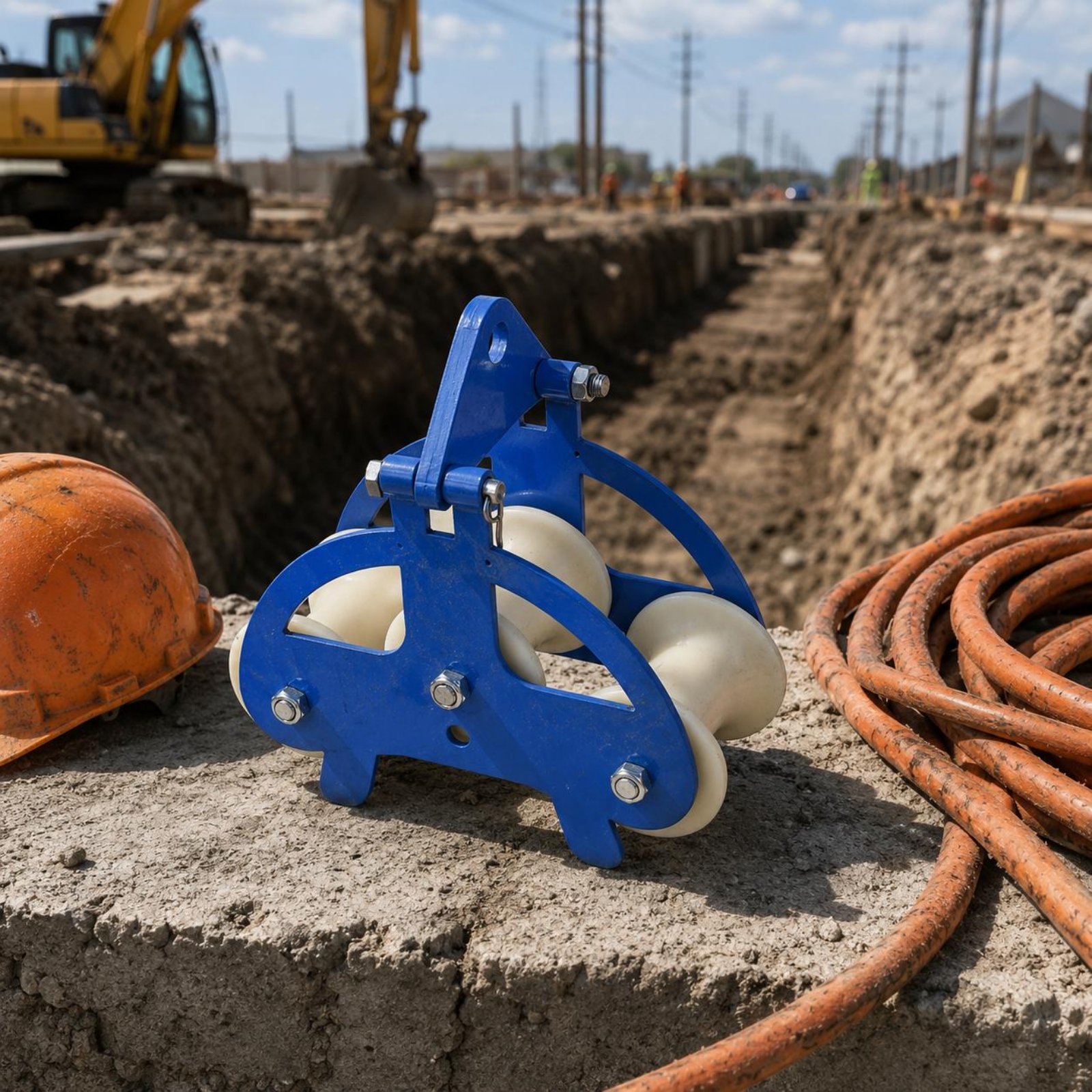 Hanging Cable Pulley Guide Hea - огляд і ціна Heavy Equipment Guide