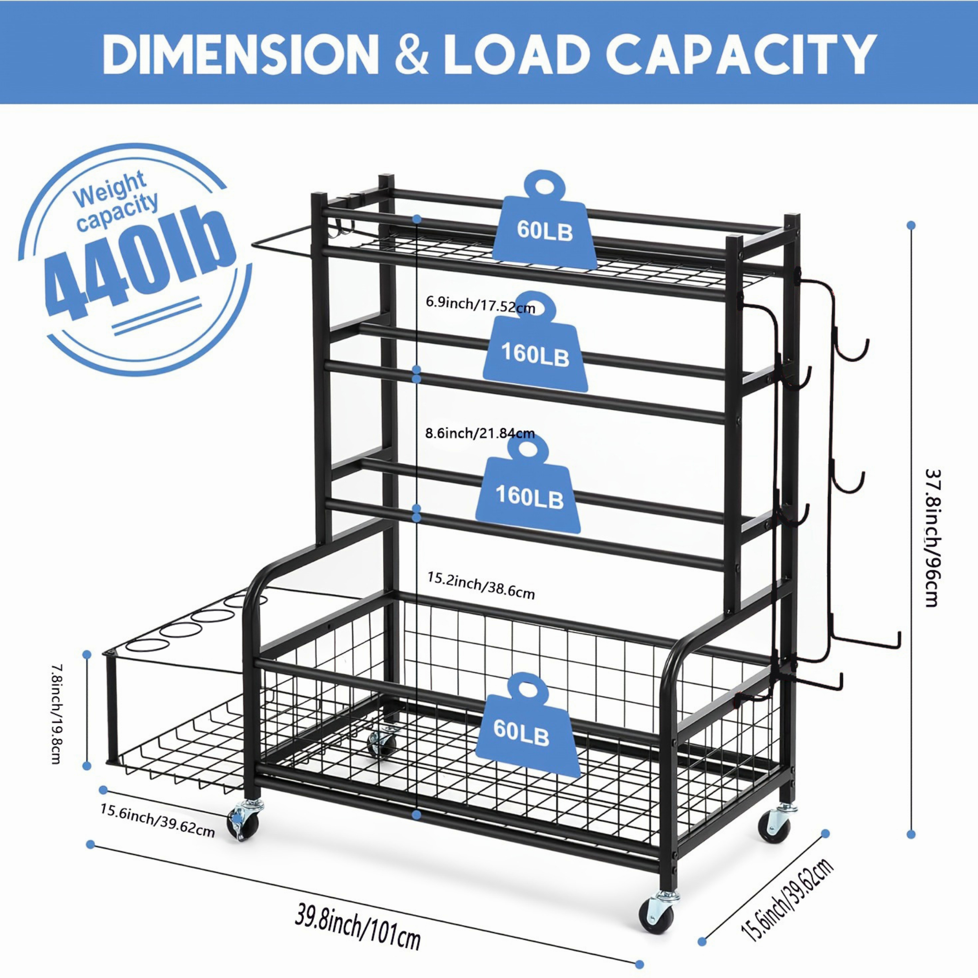 Blacksmith 4 Tier Storage Rack - огляд і ціна Heavy Equipment Unit