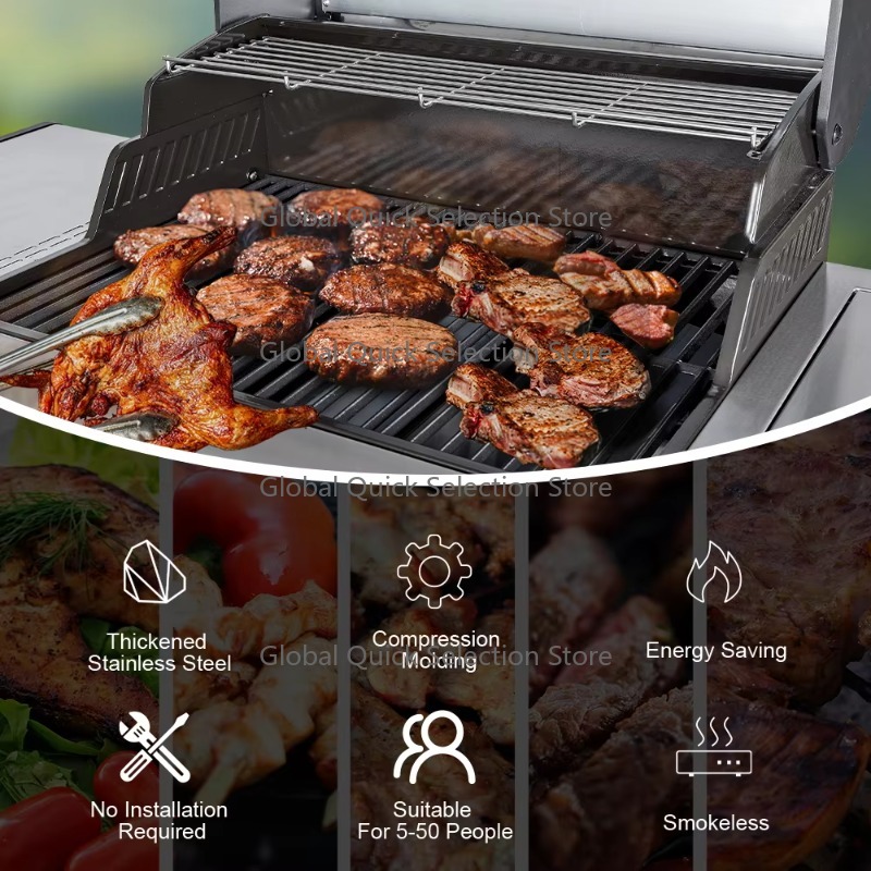 Heavy-duty Smokeless Gas BBQ G - огляд і ціна Heavy Equipment Business
