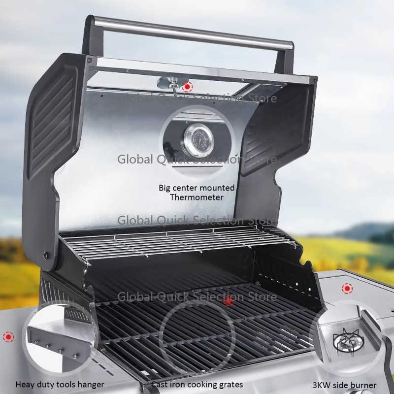Heavy-duty Smokeless Gas BBQ G - огляд і ціна Heavy Equipment Business