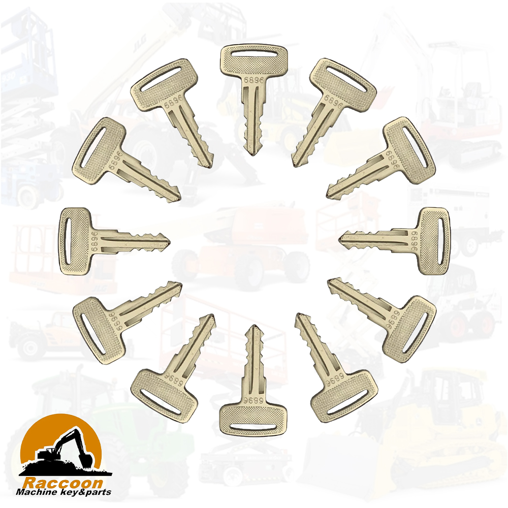 1/5/10/30/50PCS 6896 Heavy Equ - огляд і ціна Heavy Equipment Keys