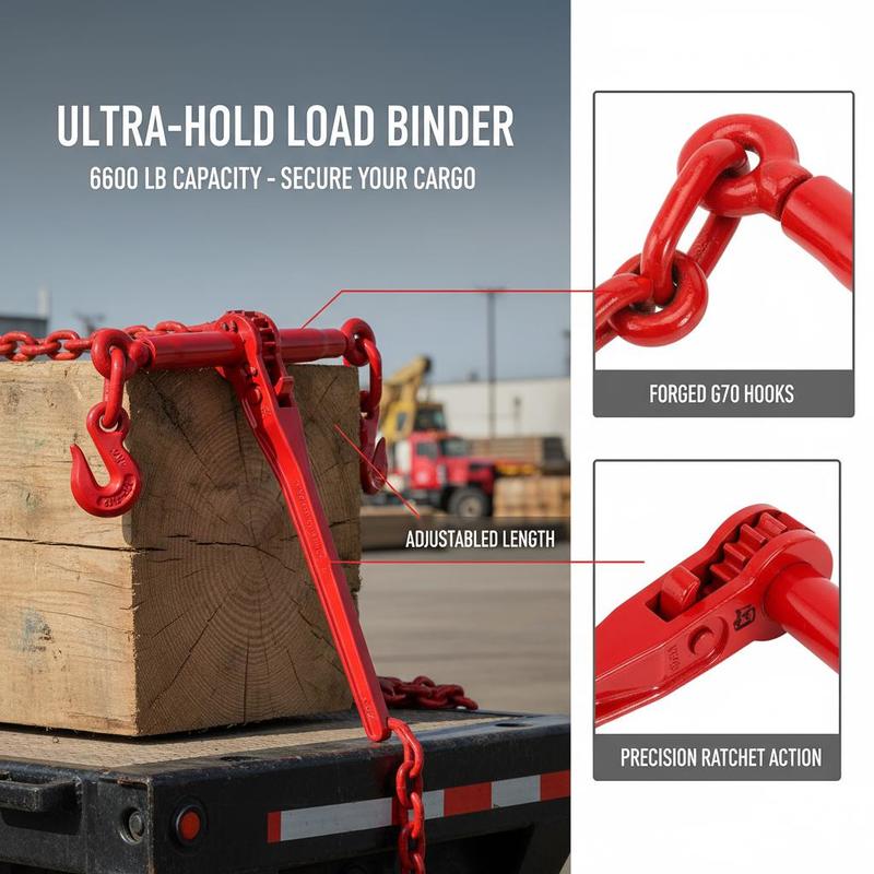 Ratchet Load Binder 5/16-3/8 I - огляд і ціна Tools Heavy Equipment
